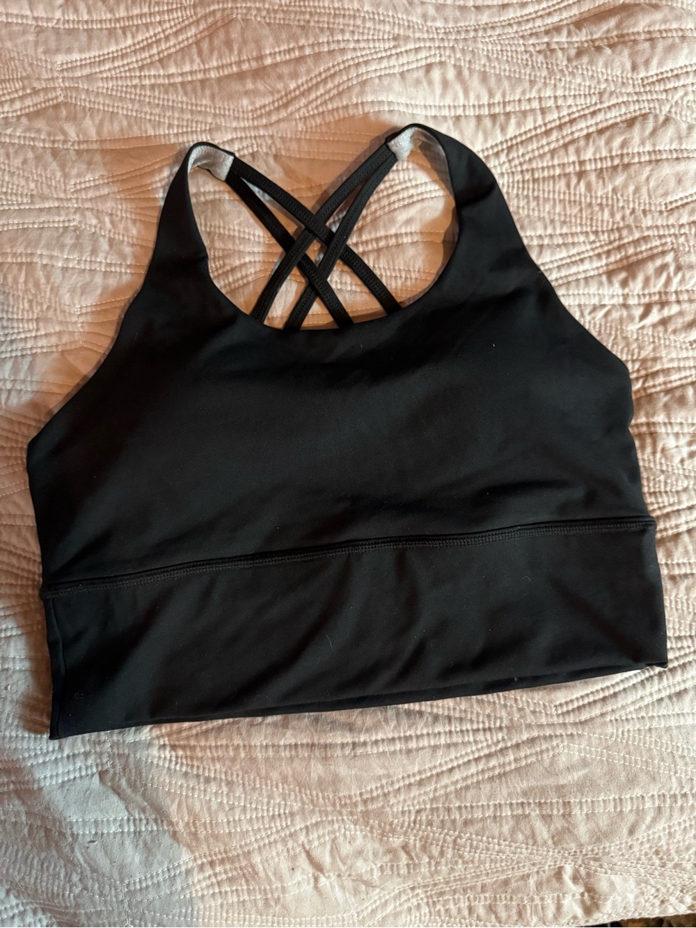 Black Born Primitive Cross-Back Sports Bra size large